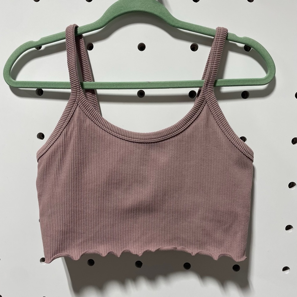 Forever 21 Active Women's Ribbed Tank - Size L - Rose